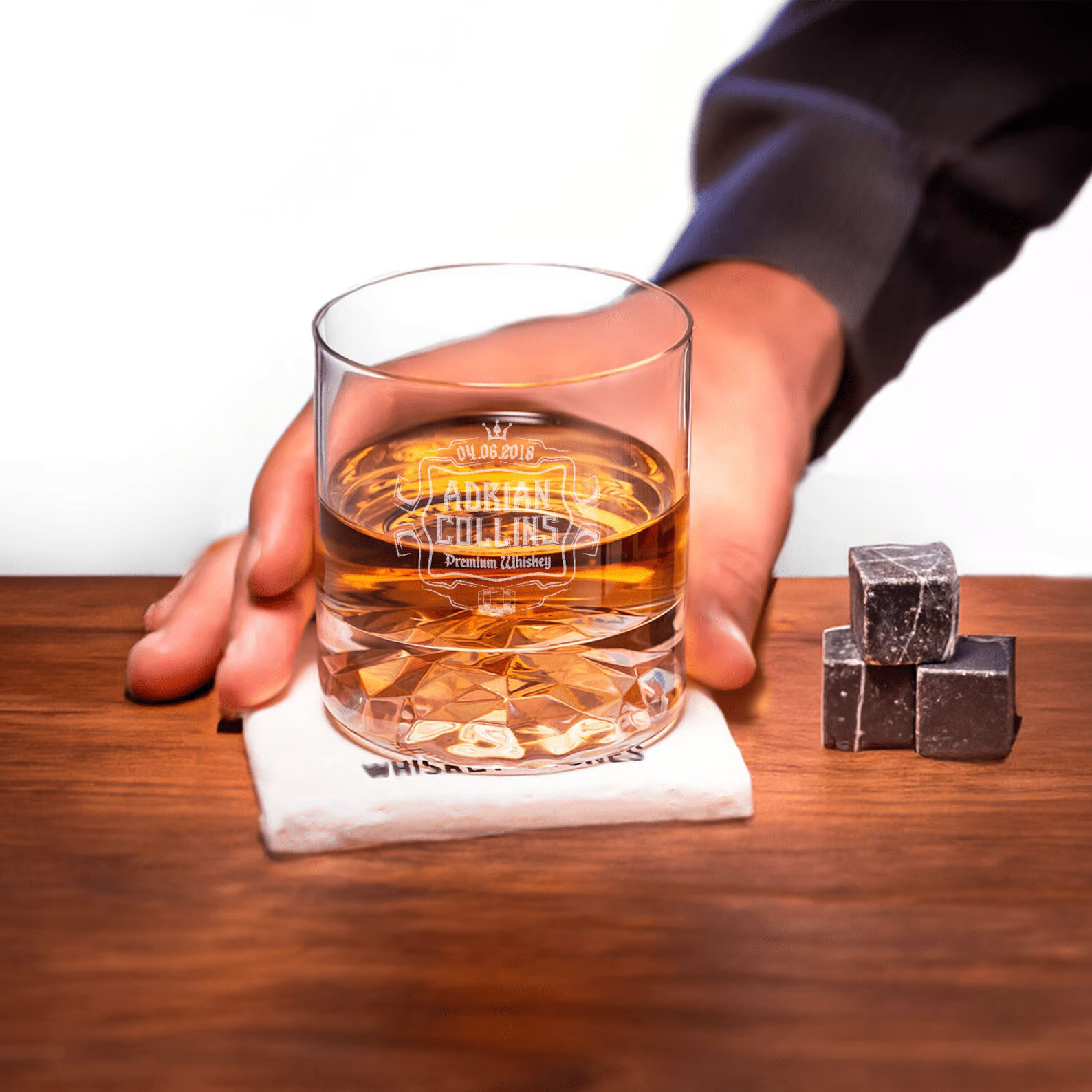 Signature Personalised Whiskey Glass & Box