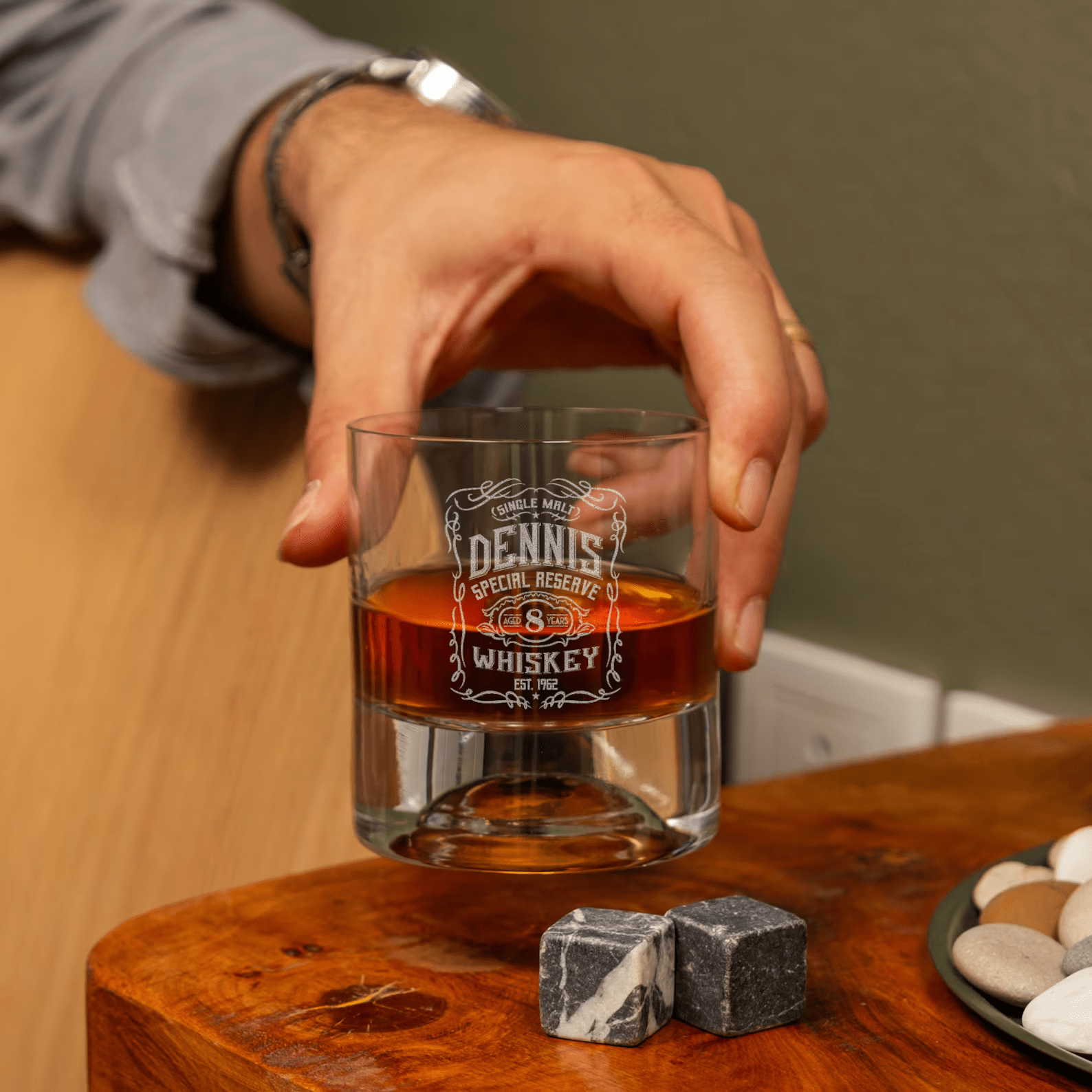 Signature Personalised Whiskey Glass & Box