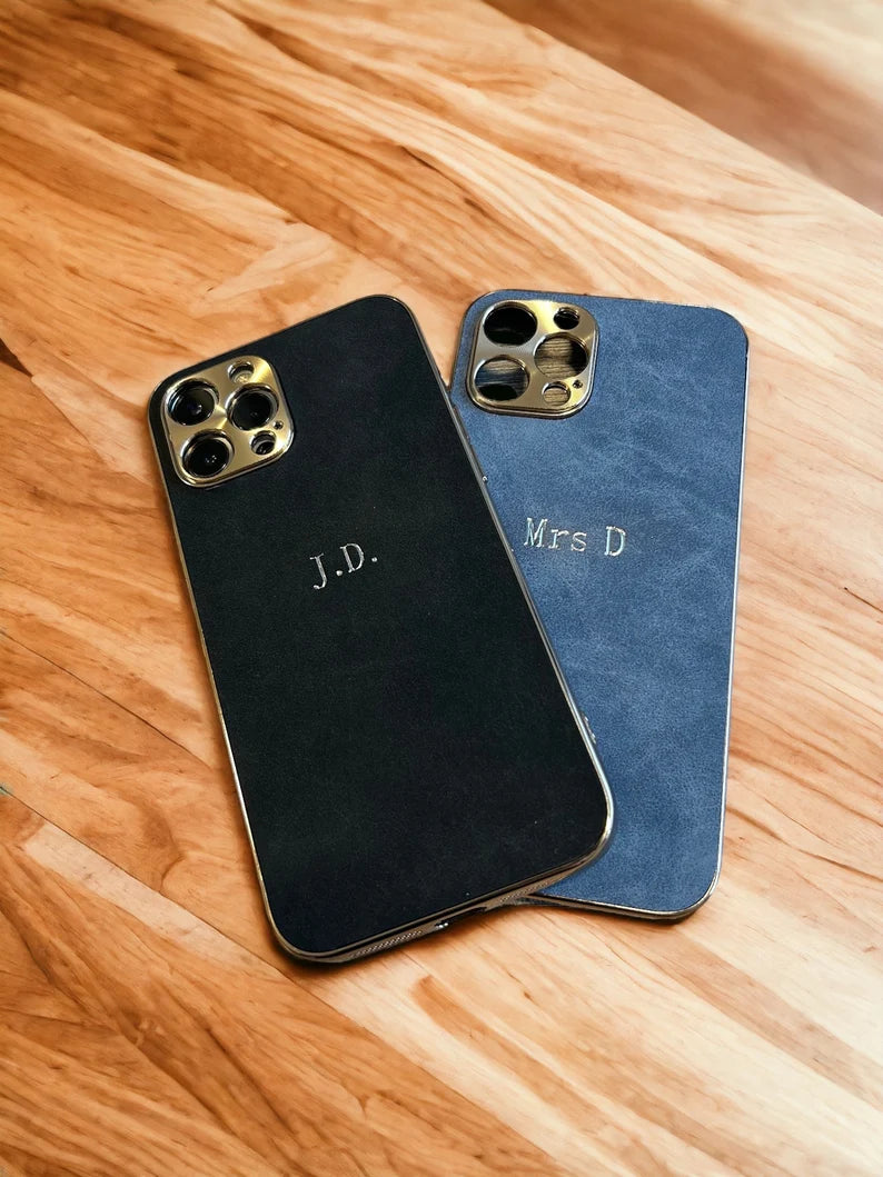 Personalised Suede IPhone Case Cover