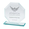 Personalised Engraved Jade Glass Award