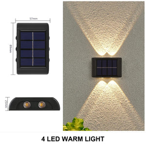 Solar-Powered Up & Down Garden Light