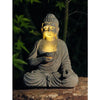 Calming Buddha Solar Garden Decor