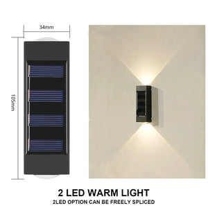 Solar-Powered Up & Down Garden Light