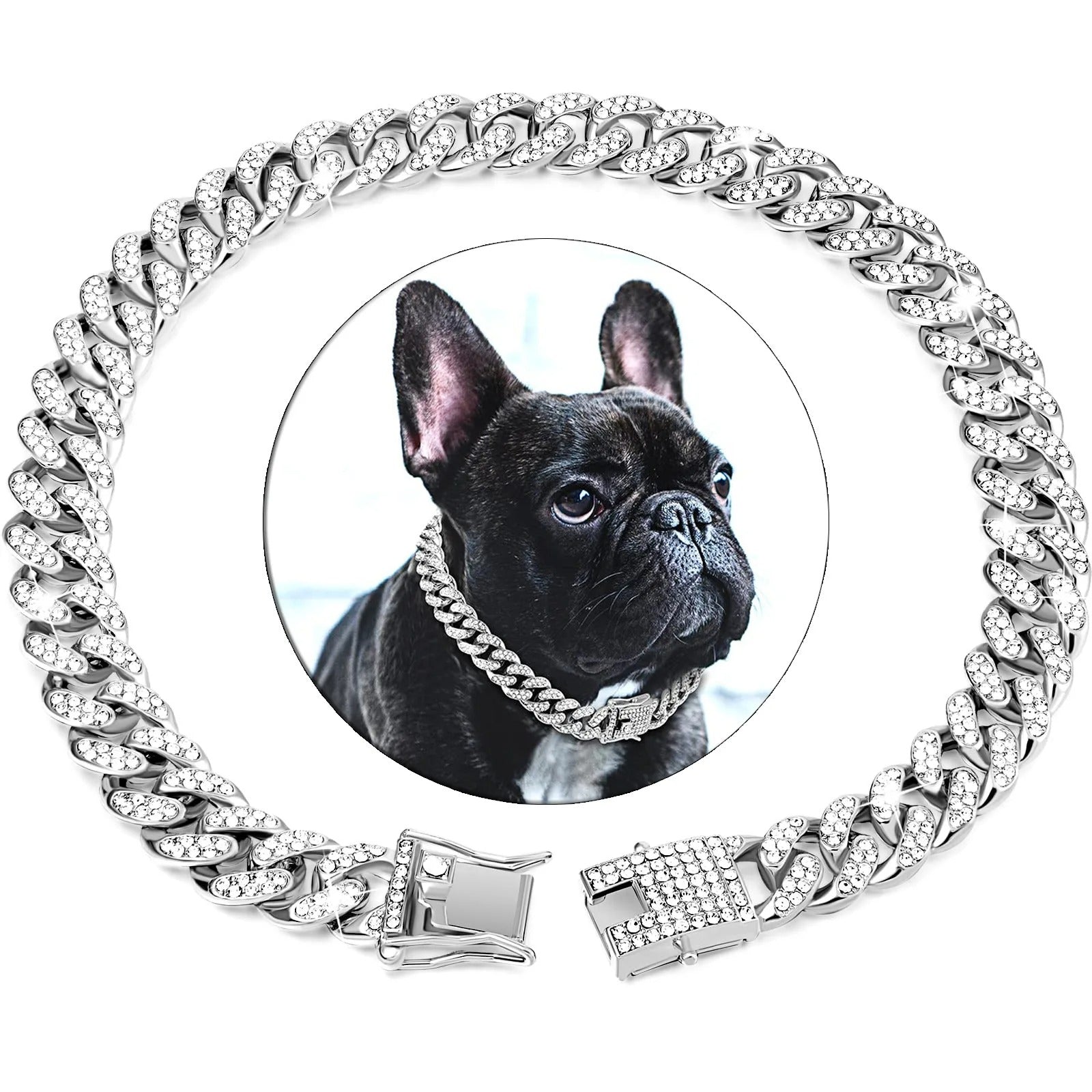 Luxury Cuban Dog Chain Collar