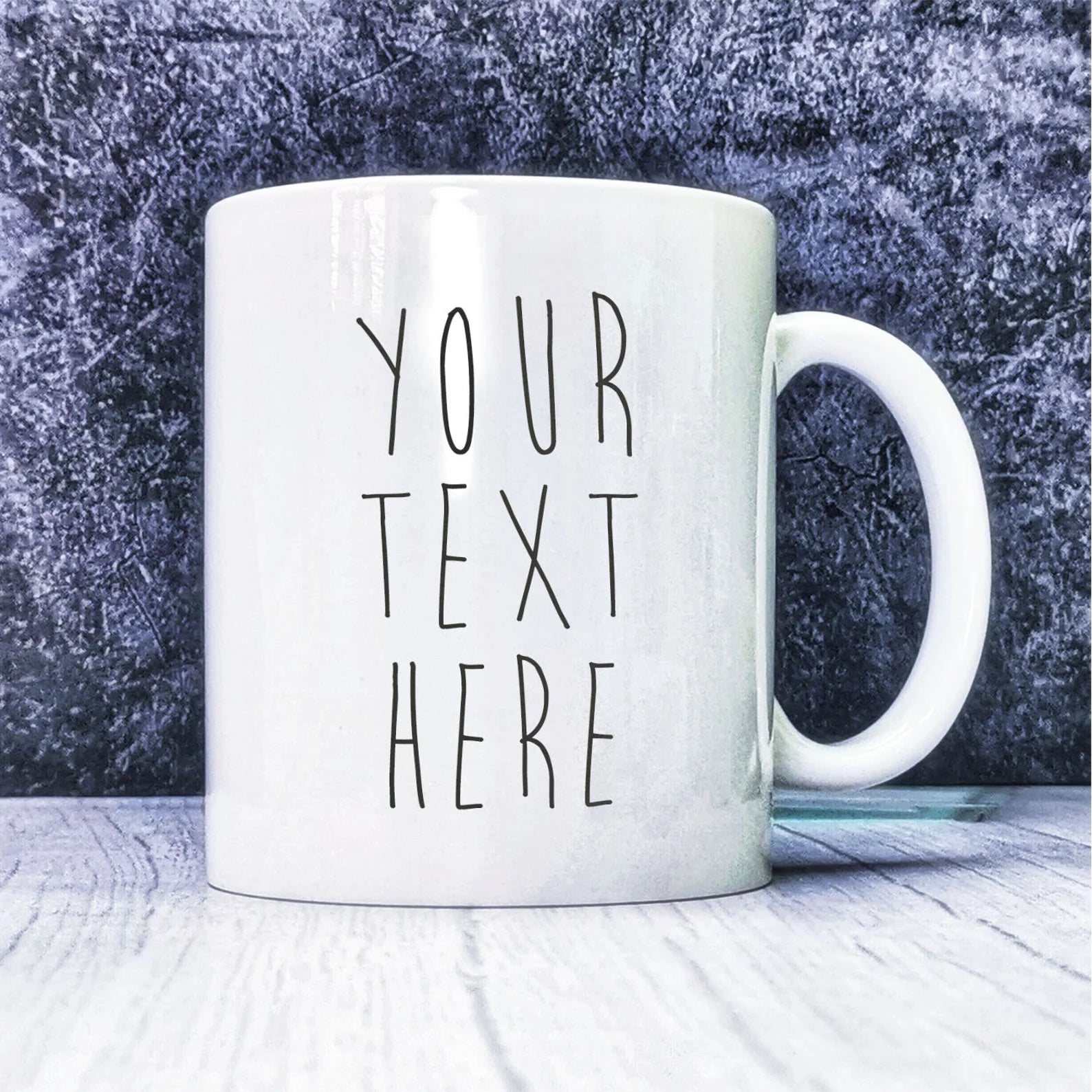 Personalised Photo & Text Mug