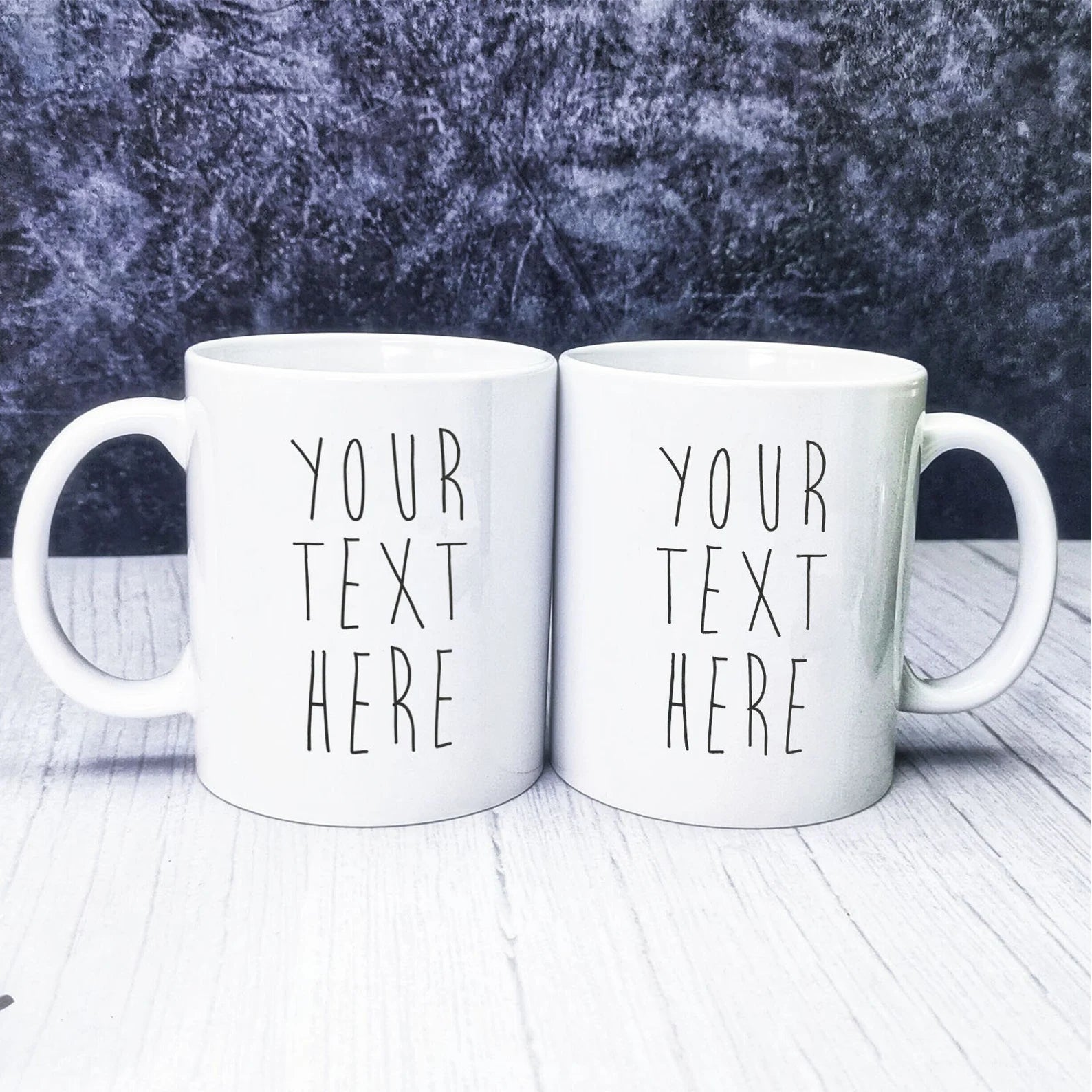 Personalised Photo & Text Mug