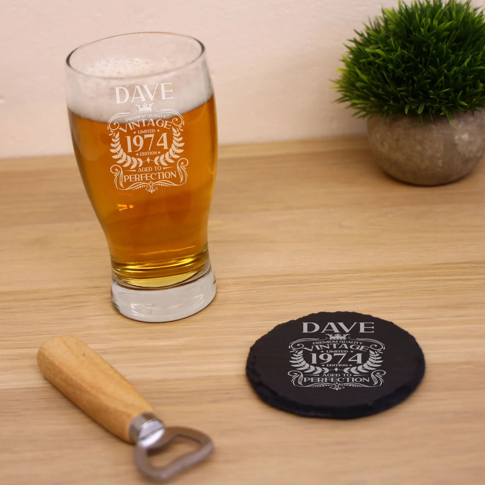 Personalised Beer Pint Glass