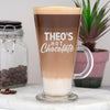 Personalised Latte Glass