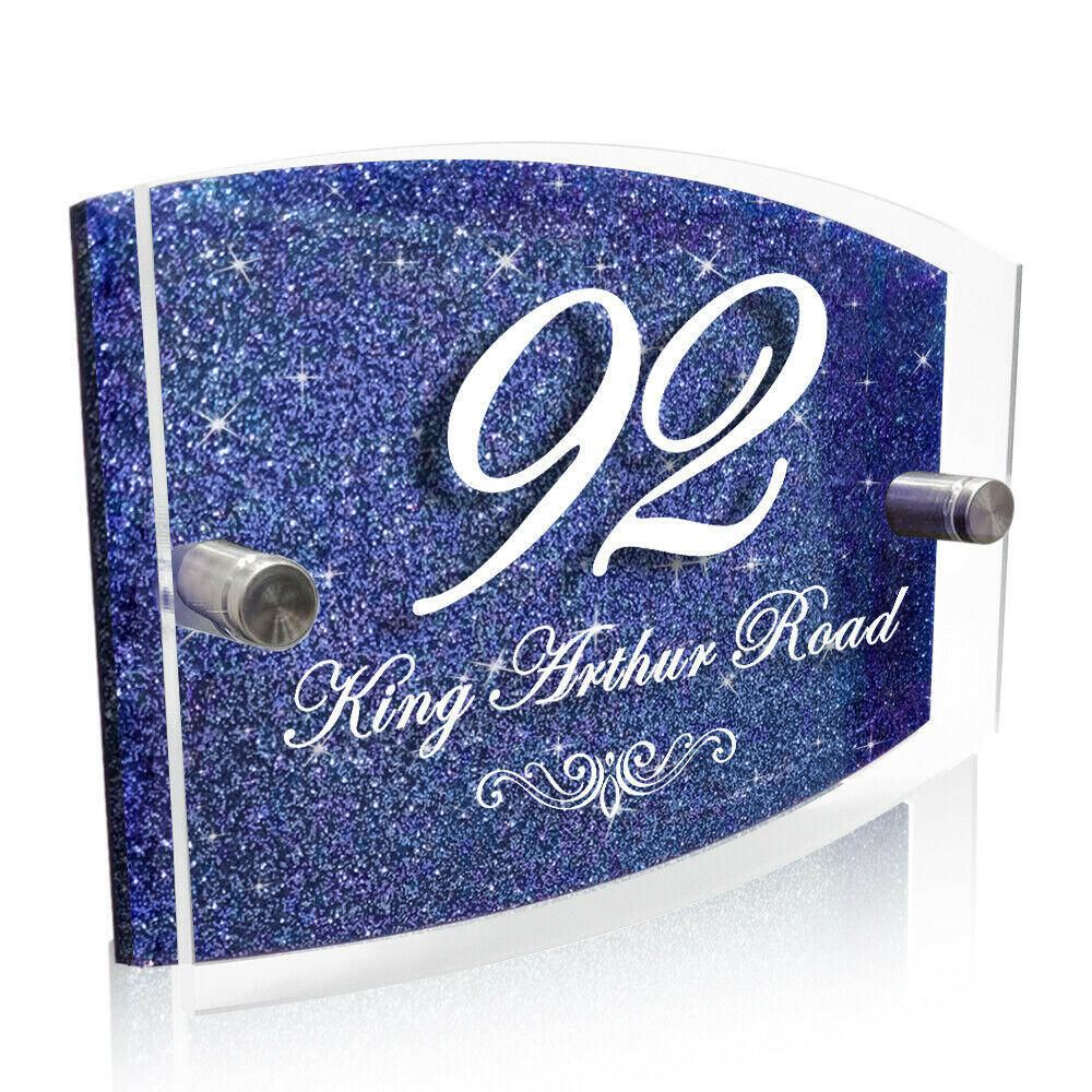 Personalised Sparkle Door Plaque