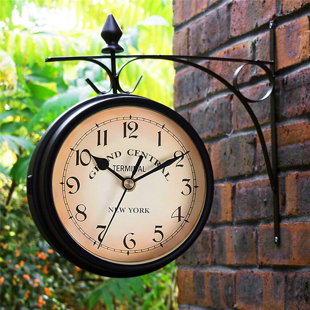 Outdoor Garden Paddington Station Wall Clock