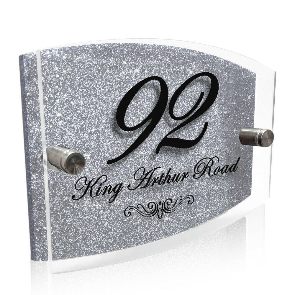 Personalised Sparkle Door Plaque