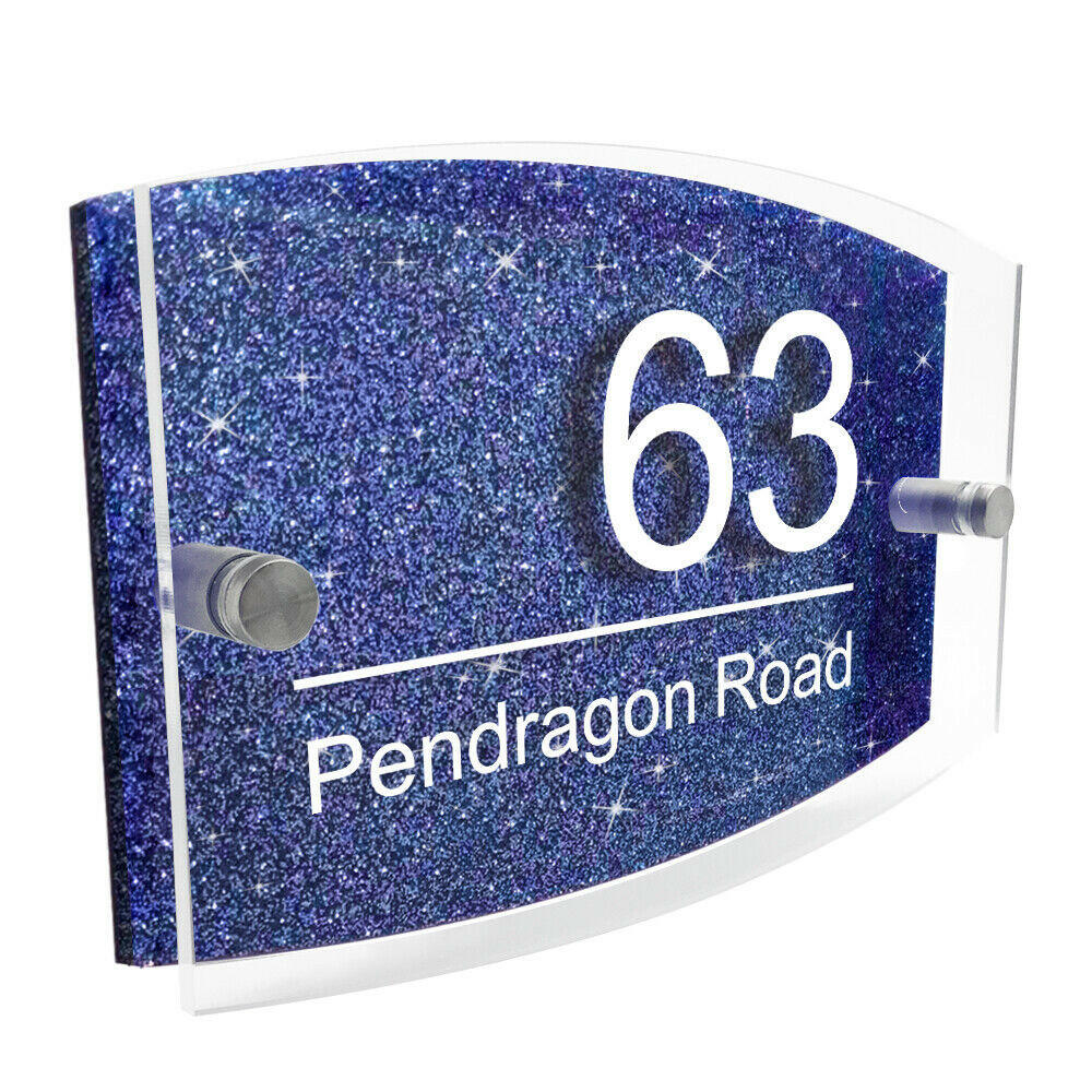 Personalised Sparkle Door Plaque