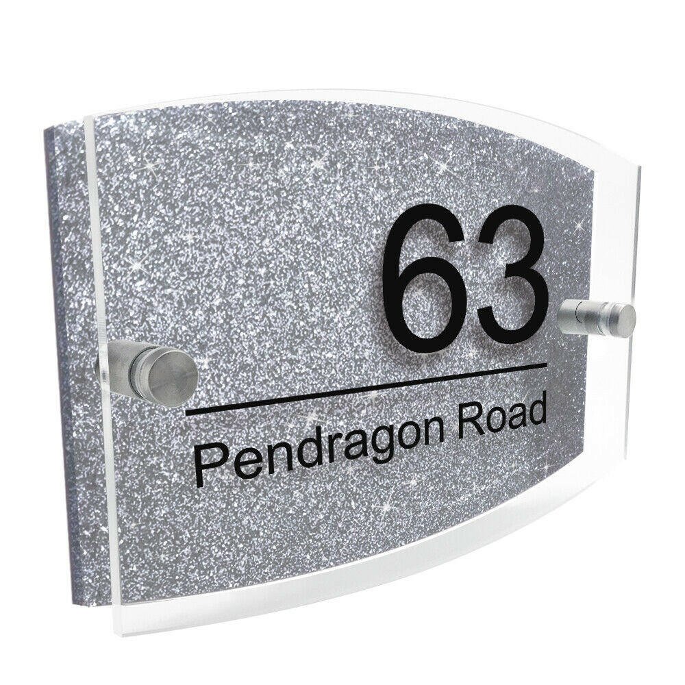 Personalised Sparkle Door Plaque