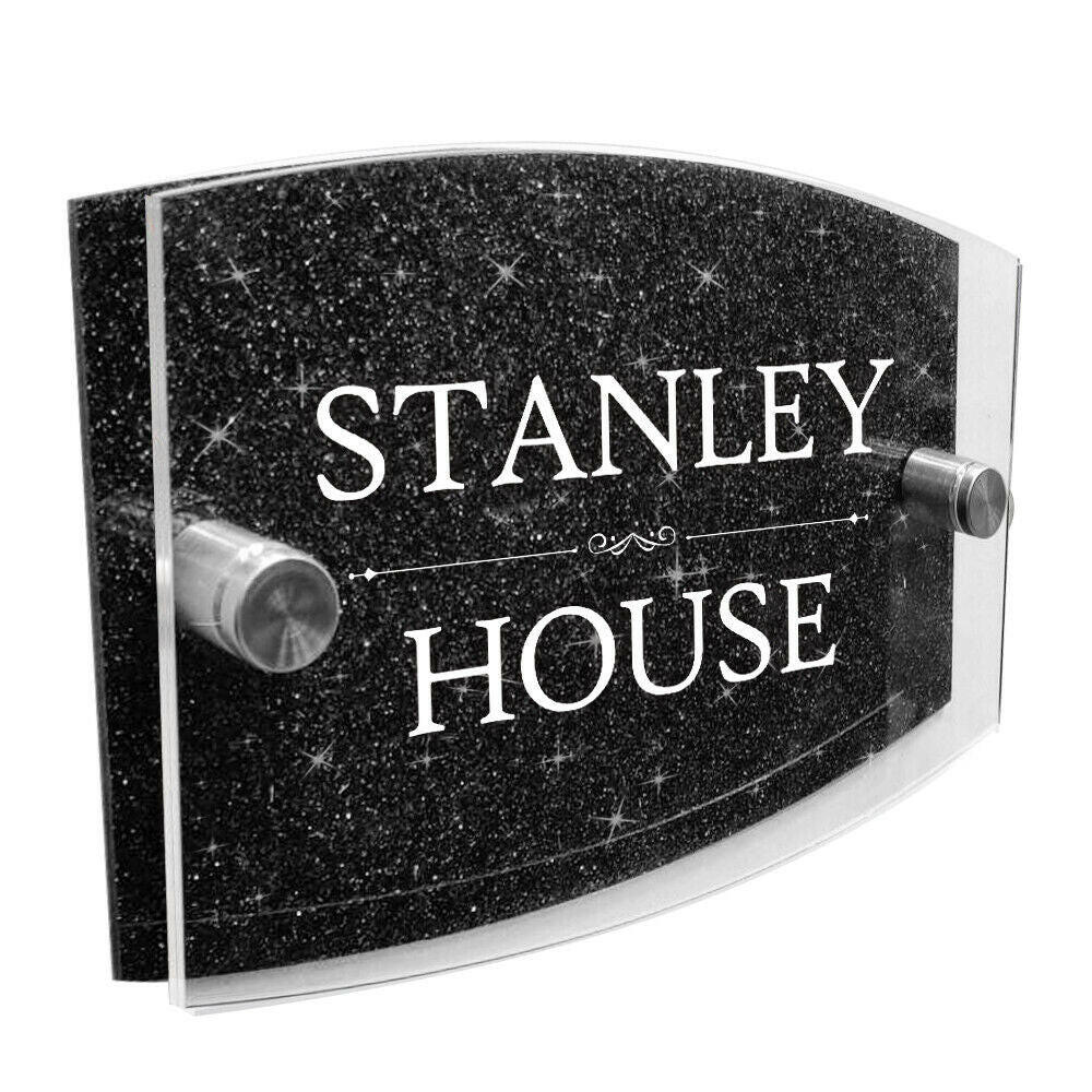 Personalised Sparkle Door Plaque