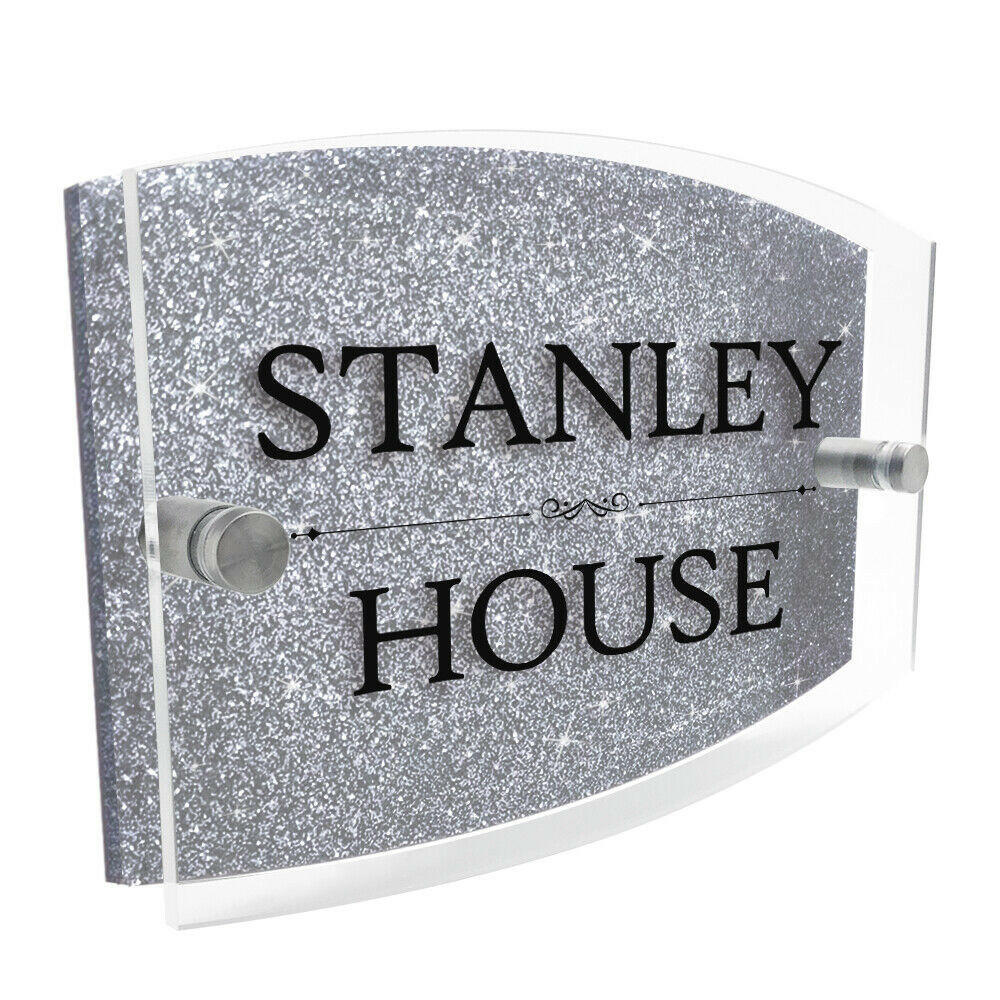 Personalised Sparkle Door Plaque