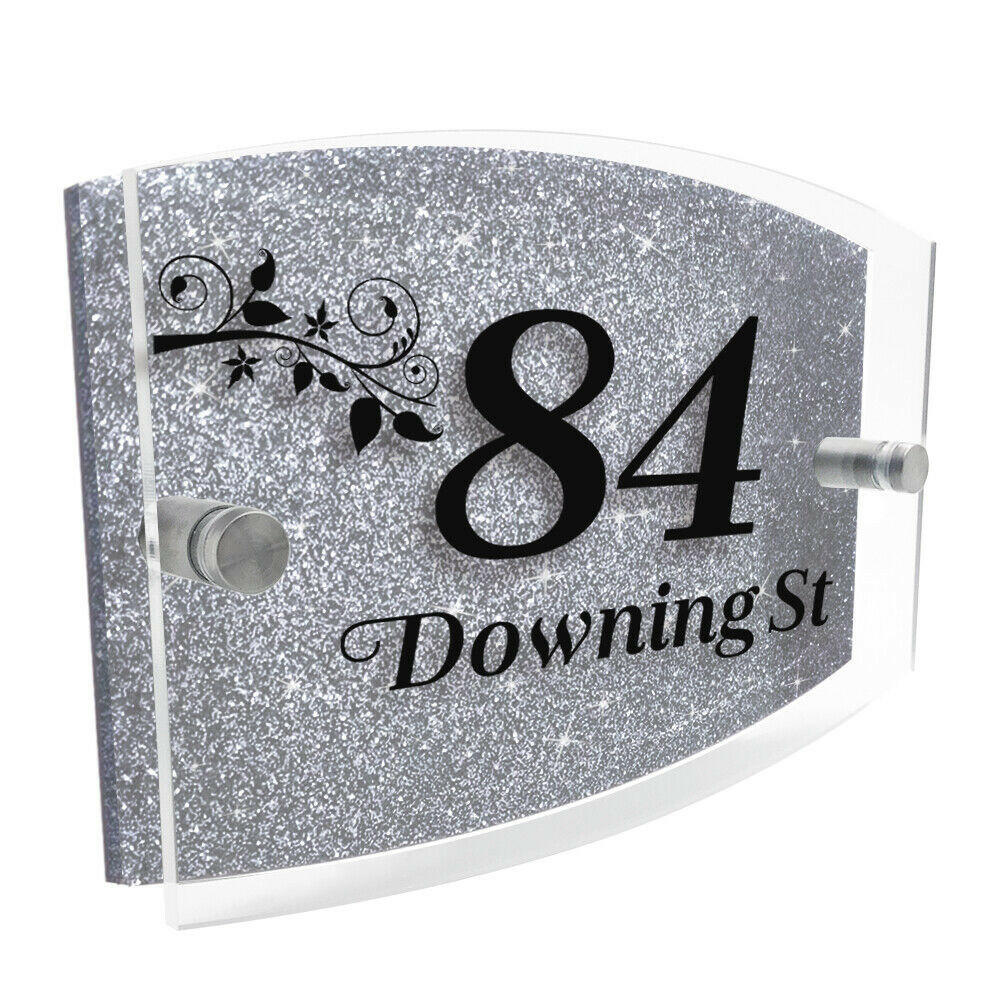 Personalised Sparkle Door Plaque